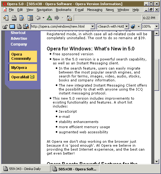 Opera 5.0