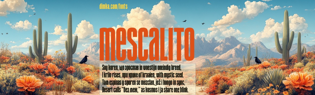 Mescalito by Dimka Fonts