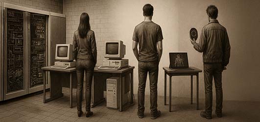 Computer and AI Evolution: History Rhymes Again